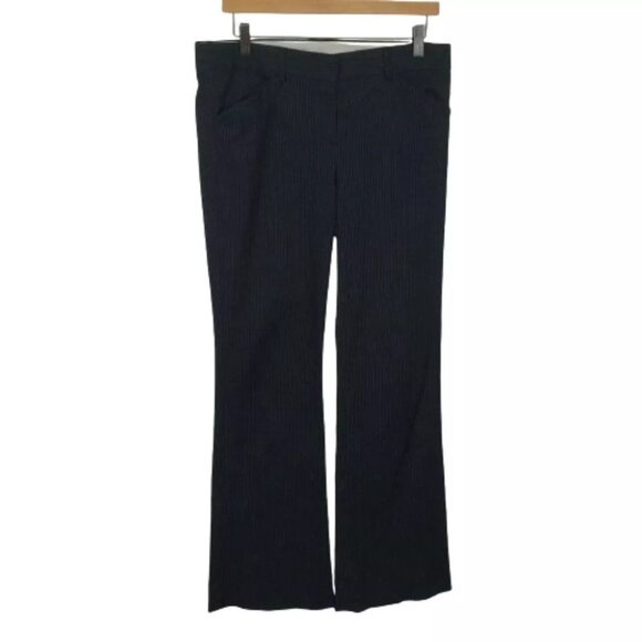 Womens Size 10 10x34 Theory Pinstripe Stretch Cotton Dress Pants - Picture 1 of 3